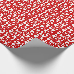 Retro Boomerangs Geschenkpapier
