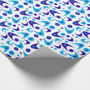 Retro Boomerangs Geschenkpapier