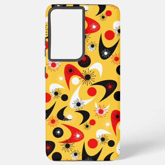 Retro Boomerangs iPhone Case Samsung Galaxy Hülle (Rückseite)