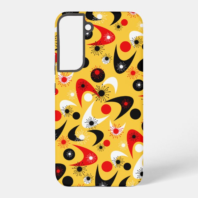 Retro Boomerangs iPhone Case Samsung Galaxy Hülle (Rückseite)