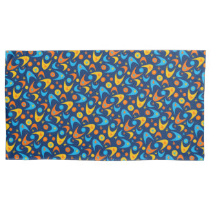 Retro Boomerangs Kissenbezug