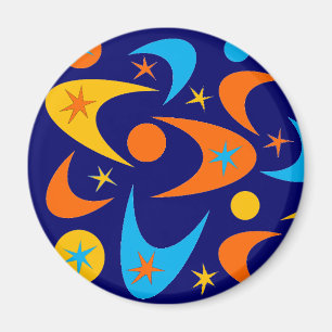 Retro Boomerangs Magnet