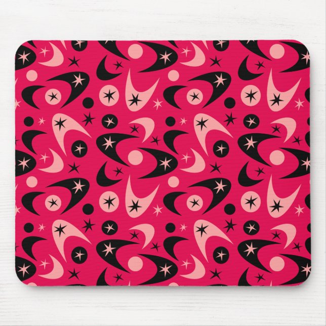 Retro Boomerangs Mousepad (Vorne)
