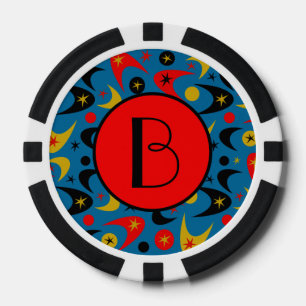 Retro Boomerangs Pokerchips