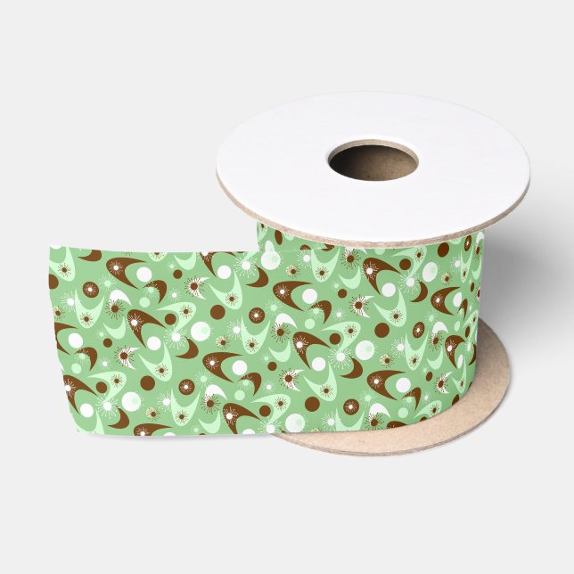 Retro Boomerangs Satinband (Spule)
