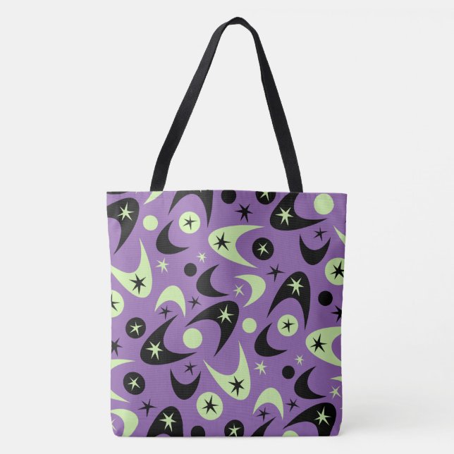 Retro Boomerangs Tasche (Vorderseite)