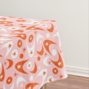 Retro Boomerangs Tischdecke