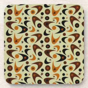 Retro Boomerangs Untersetzer