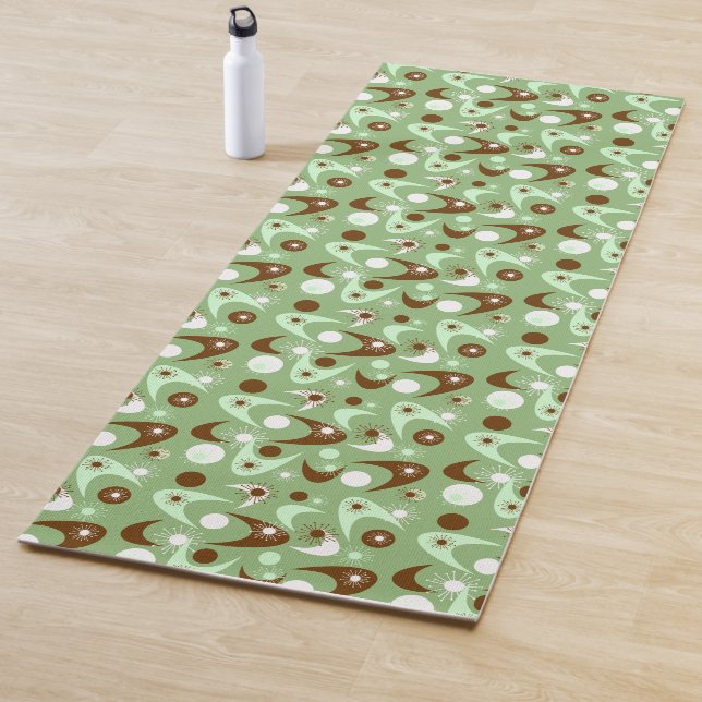 Retro Boomerangs Yogamatte (Beispiel)