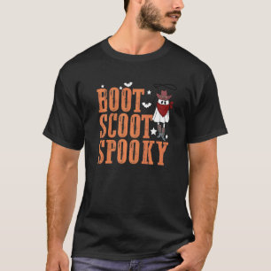 Retro Boot Scoot Spooky Western Halloween Niedlich T-Shirt
