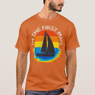 Retro-Bootfahren von First Mate T-Shirt