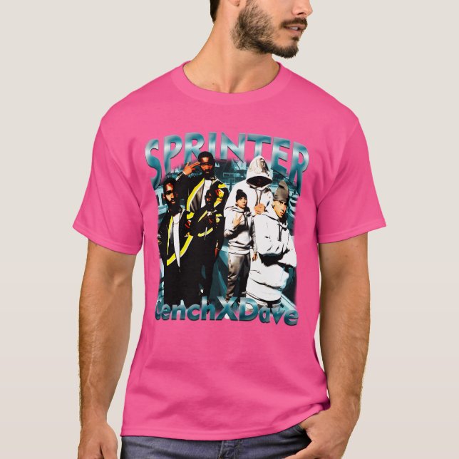 Retro Bootleg Design Central Cee X Santan Dave Kid T-Shirt (Vorderseite)