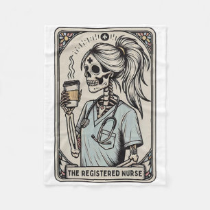 Retro Bootox Halloween Ästhetik Nurse Injektor N Fleecedecke