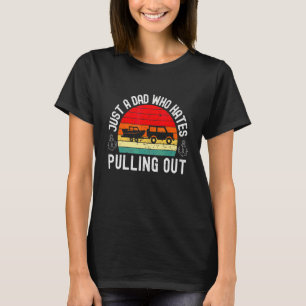 Retro-Bootsmänner - Schiffs Kapitän hasst rauszieh T-Shirt
