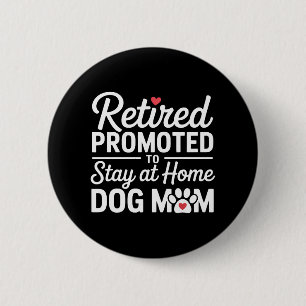 Retro Border Collie Sunburst Grafikdesign Button