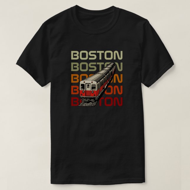Retro Boston T-Shirt (Design vorne)