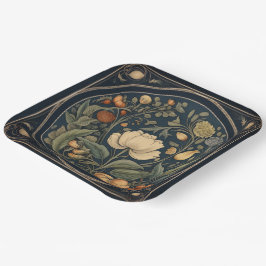 Retro Botanical Samhain / Halloween-Party Teller