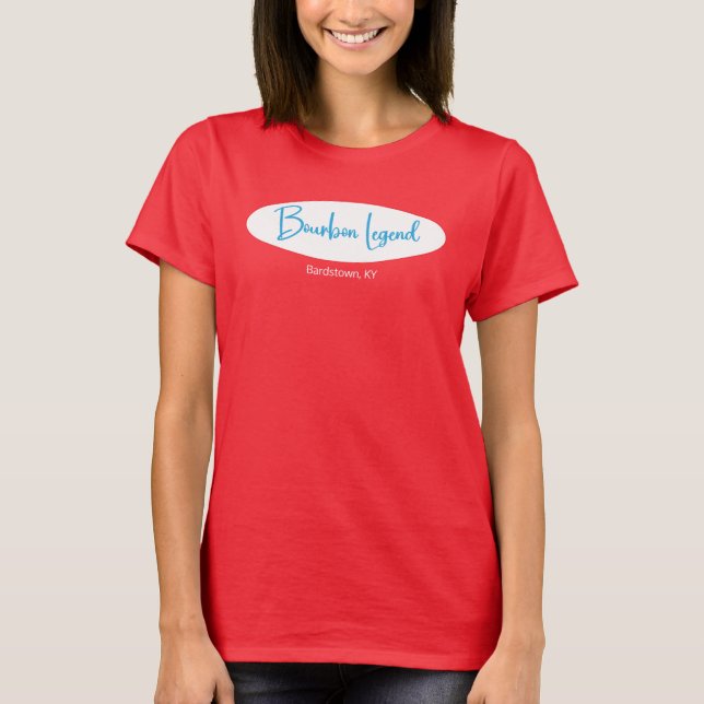 Retro Bourbon Legend oval Women's Relaxing T - Shi T-Shirt (Vorderseite)