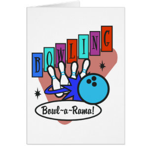Retro Bowl-a-Rama-Schild