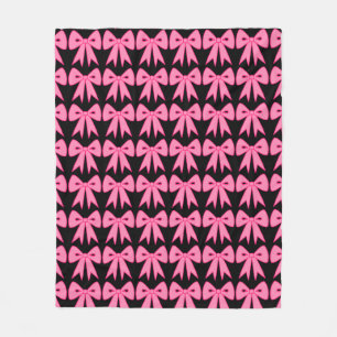 Retro Bows Blanket-Geschenk Fleecedecke