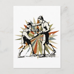 Retro-Boxen Postkarte