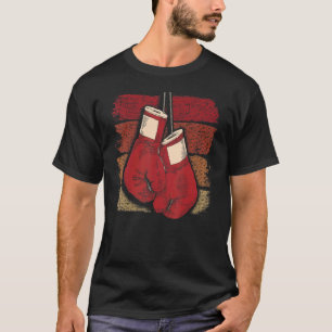 Retro Boxhandschuhe Boxkickbox Sportfächer B T-Shirt