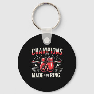 Retro Boxhandschuhe Liebe Geschenke für Boxer 4 Schlüsselanhänger