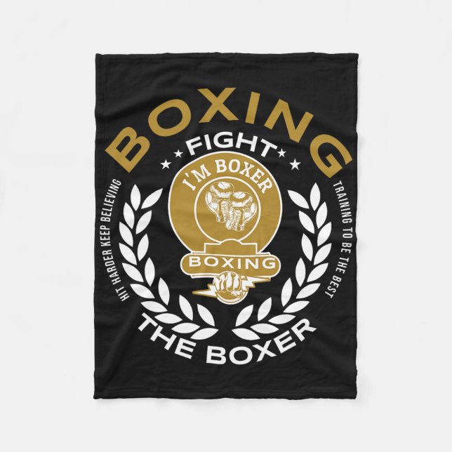 Retro Boxhandschuhe Liebe Geschenke für Boxer 6 Fleecedecke (Vorderseite)