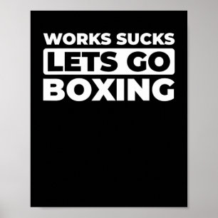 Retro Boxing Gloves - Sparring Fighter Vintag Box Poster