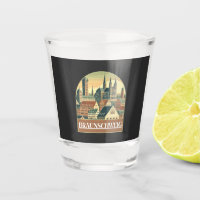 Retro Braunschweig Skyline