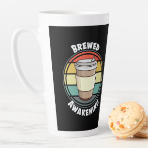 Retro Braut Erwachendes heißes Getränk zum Mitnehm Milchtasse