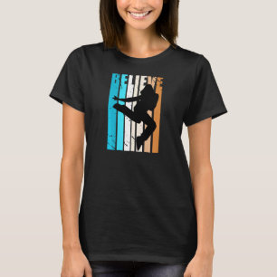 Retro Break Dancing Motivierend Inspirierend Mädch T-Shirt