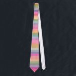 Retro-Bright-Regenbogenstreifen Krawatte<br><div class="desc">Das ist ein stilvolles Muster,  mit Retro-Streifen,  die hellen Regenbogenstreifen.</div>