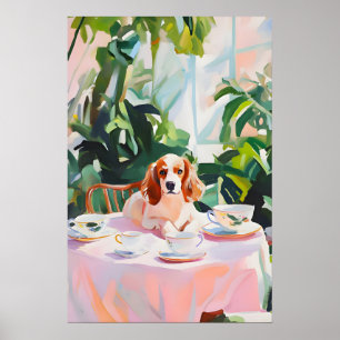 Retro-Brittany-Spaniel-Plakat, Brittany-Öl Poster