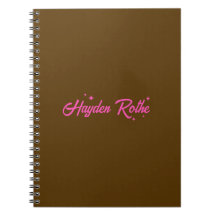 Retro Brown Pink Typografy Stars