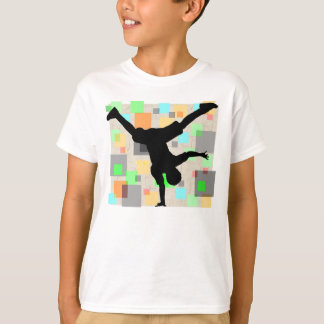 Retro Bruch-Tänzer-T - Shirt