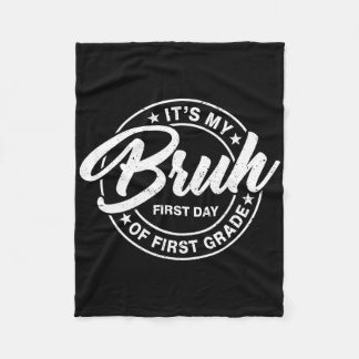 Retro Bruh Mein Erster Tag In Der 1. Klasse Ck Zur Fleecedecke