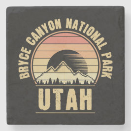 Retro Bryce Canyon Nationalpark Utah Steinuntersetzer