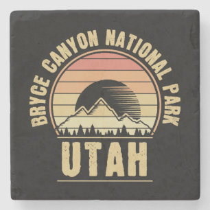 Retro Bryce Canyon Nationalpark Utah Steinuntersetzer