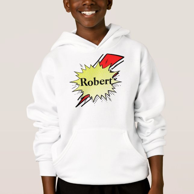 Retro bubble color comic hoodie (Vorderseite)