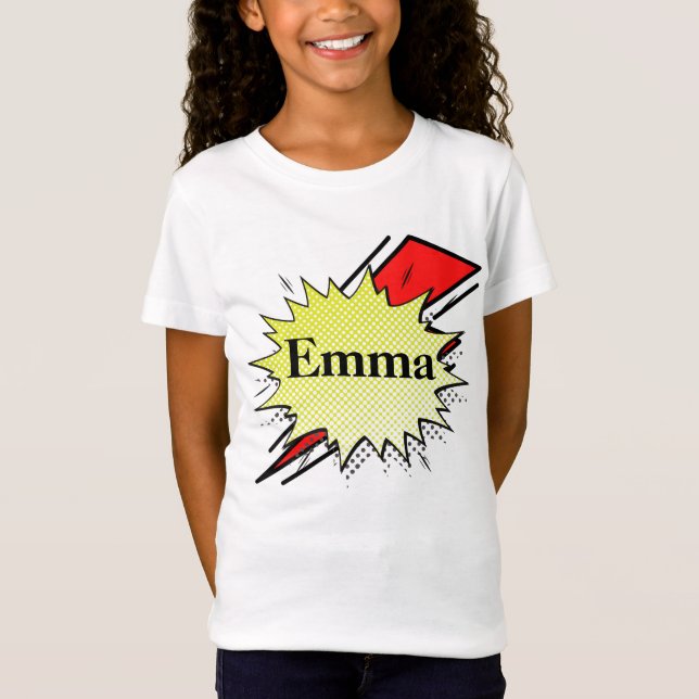 Retro bubble color comic T-Shirt (Vorderseite)