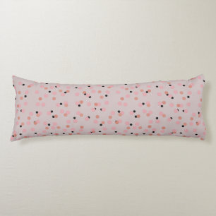 Retro Bubblegum Konfetti Mid-Century Punkte Seitenschläferkissen