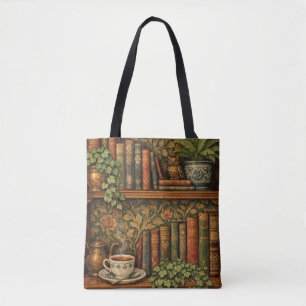 Retro-Buchliebhaber-Kunst Tasche