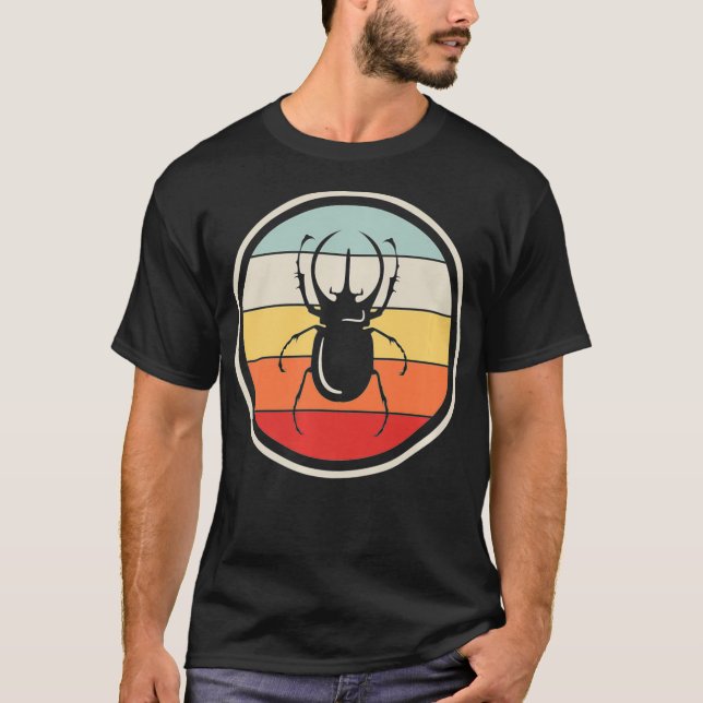 Retro - Bug Beetle Insect Entomologist Geschenk - T-Shirt (Vorderseite)