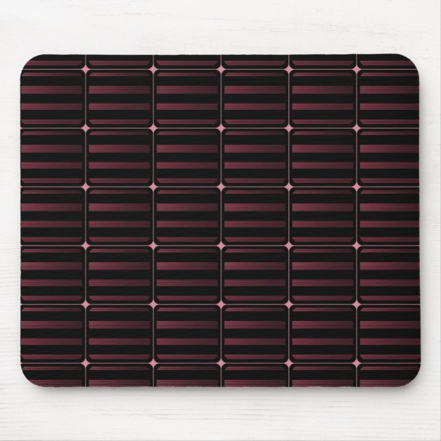 Retro Building Blocks Mousepad, Burgundy Mousepad (Vorne)