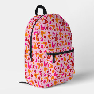 Retro-Bumerangs Bedruckter Rucksack