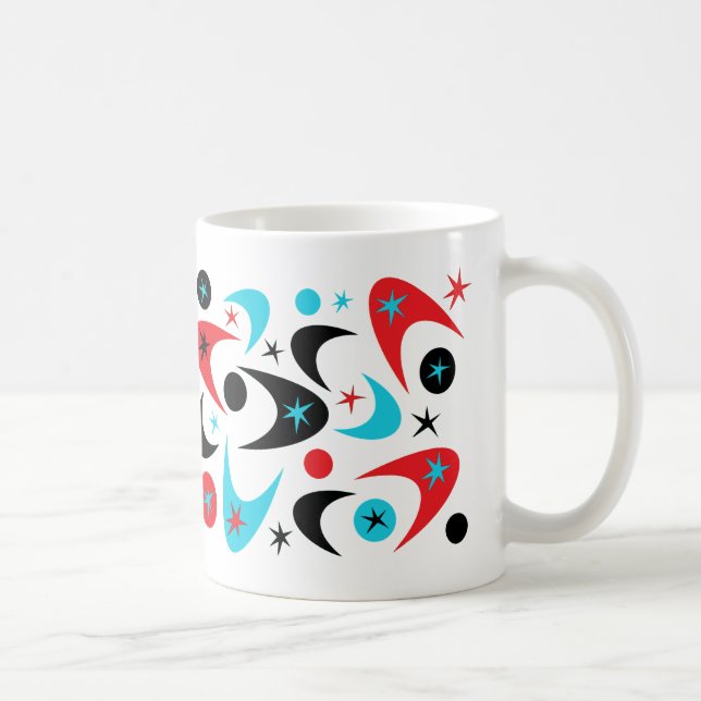 Retro-Bumerangs Kaffeetasse (Rechts)