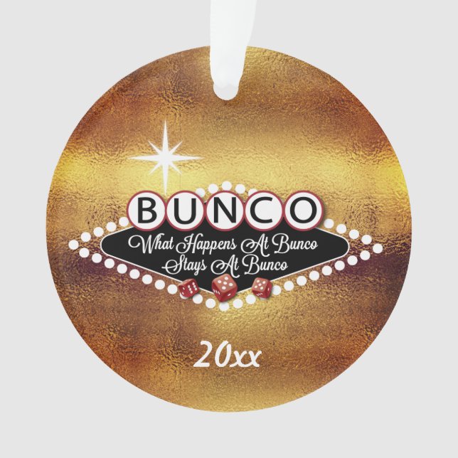 Retro Bunco Faux Gold Funny Ce qui arrive (devant)