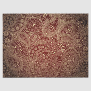 Retro buntes schönes Boho Bohemisch Seidenpapier