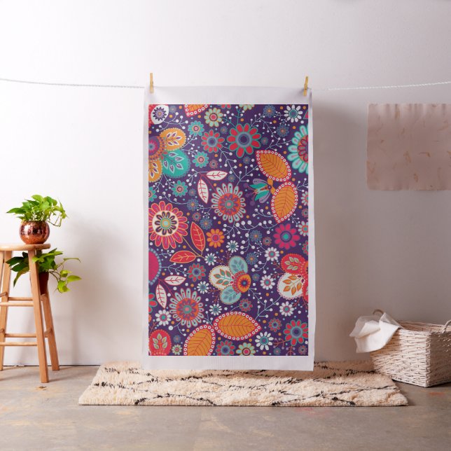 Retro buntes schönes Boho Bohemisch Stoff (Beispiel)